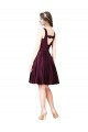 Wholesale V-Back A-Line Bateau Neck Knee Length Prom Dress Canada