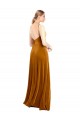 Wholesale Gold A-Line Cowl Neck Long Prom Dress Canada