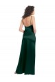 Wholesale Open Back Hunter A-Line Scoop Neck Long Prom Dress Canada