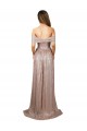 Wholesale Champagne A-Line Strapless Long Prom Dress Canada