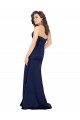 Wholesale Sapphire A-Line Strapless Long Prom Dress Canada