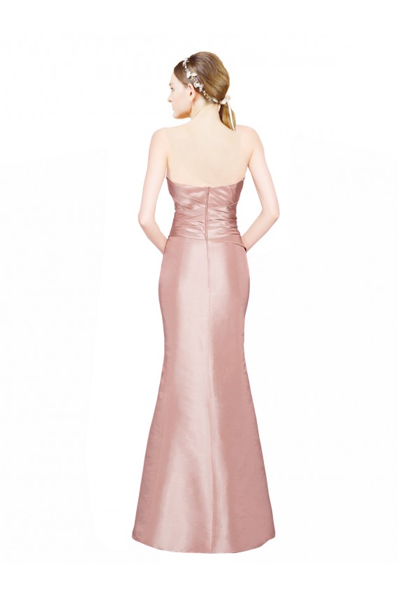 Wholesale Low Back A-Line Strapless Long Prom Dress Canada