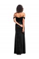 Wholesale Black A-Line Strapless Long Prom Dress Canada