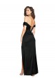 Wholesale Low Back Black A-Line Sweetheart Long Black Tie Prom Dress Canada