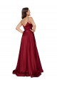 Wholesale Low Back French Blue A-Line Sweetheart Long Black Tie Prom Dress Canada
