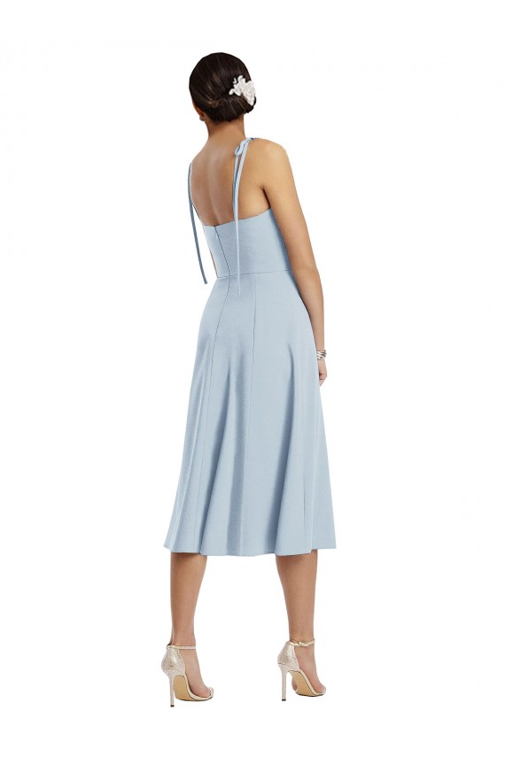 Wholesale Light Sky Blue A-Line Sweetheart Midi Length Prom Dress Canada