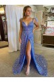 Wholesale A-Line V-Neck Court Train Prom Dress Canada