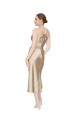 Wholesale A-Line V-Neck Midi Length Prom Dress Canada