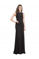 Wholesale Open Back Black Mermaid Bateau Neck Long Prom Dress Canada