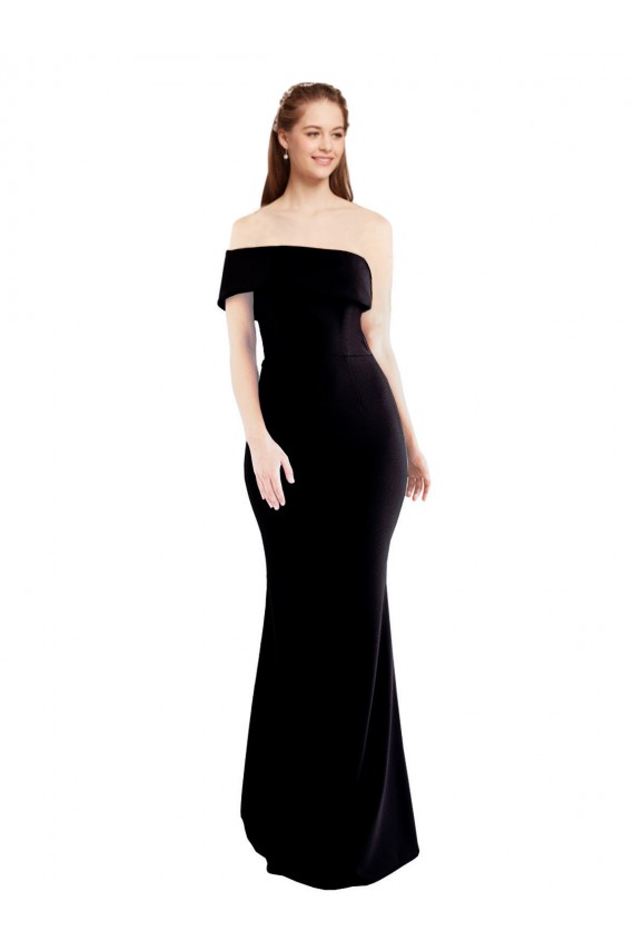 Wholesale Keyhole Back Black Mermaid One Shoulder Long Prom Dress Canada