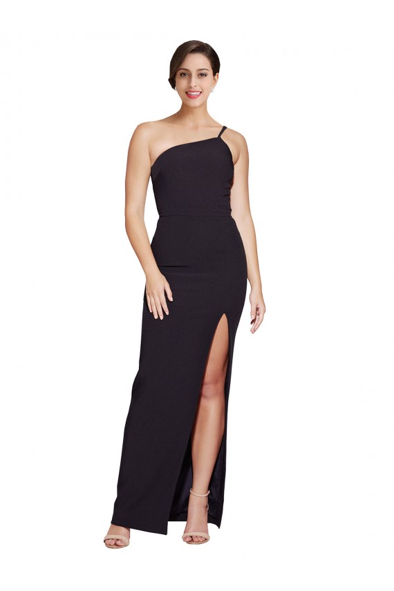 Wholesale Black Sheath Strapless Long Prom Dress Canada