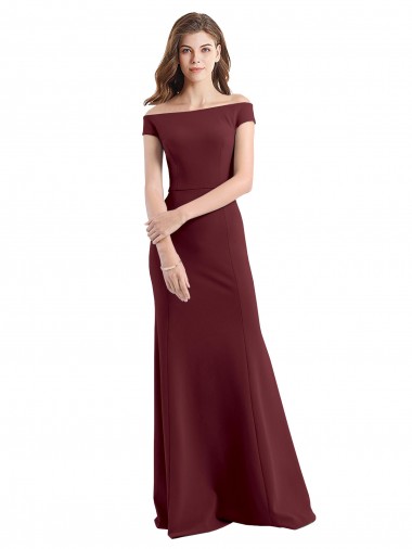 Wholesale Burgundy Gold Sheath High Neck Long Prom Dress Canada