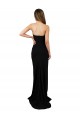 Wholesale Low Back Black Column High Neck Long Prom Dress Canada