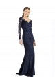 Wholesale Keyhole Back Dark Navy Mermaid Sweetheart Long Prom Dress Canada