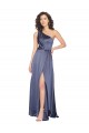 Wholesale Dusk A-Line One Shoulder Long Prom Dress Canada
