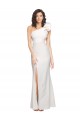 Wholesale Ivory Sheath One Shoulder Long Prom Dress Canada