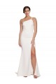Wholesale Ivory Sheath Strapless Sweep Train Prom Dress Canada