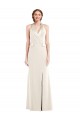 Wholesale Low Back Ivory Trumpet Halter Neck Long Prom Dress Canada
