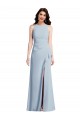 Wholesale Light Sky Blue Trumpet Halter Neck Long Prom Dress Canada