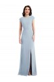 Wholesale Open Back Light Sky Blue Trumpet Long Prom Dress Canada