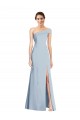 Wholesale Light Sky Blue Trumpet Off the Shoulder Long Prom Dress Canada