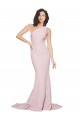 Wholesale Mauve Sheath One Shoulder Sweep Train Prom Dress Canada
