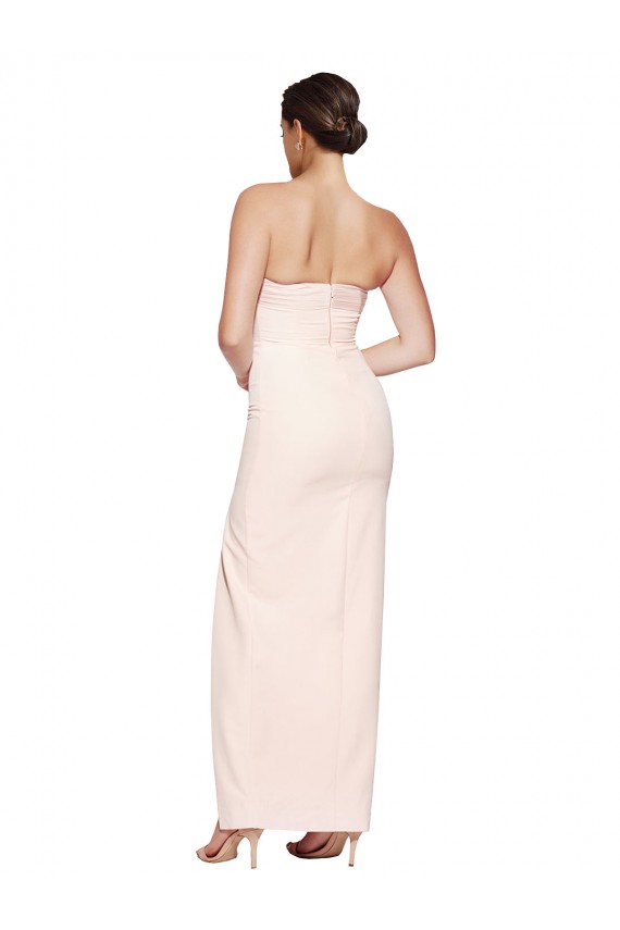 Wholesale Low Back Mermaid Cowl Neck Long Prom Dress Canada