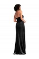 Wholesale Low Back Black Mermaid Halter Neck Long Prom Dress Canada