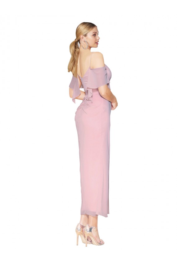 Wholesale Primrose Mermaid High Neck Knee Length Prom Dress Canada