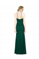 Wholesale Low Back Dark Green Mermaid High Neck Long Prom Dress Canada