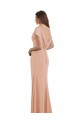 Wholesale Low Back Bliss Pink Mermaid High Neck Long Prom Dress Canada