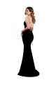 Wholesale Open Back Black Mermaid High Neck Long Prom Dress Canada