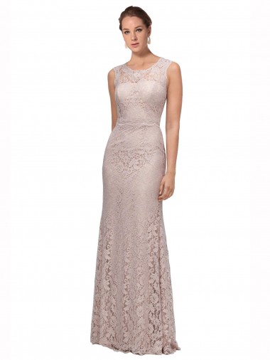 Wholesale Mermaid Scoop Neck Long Prom Dress Canada