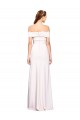 Wholesale White Mermaid Off the Shoulder Long Prom Dress Canada