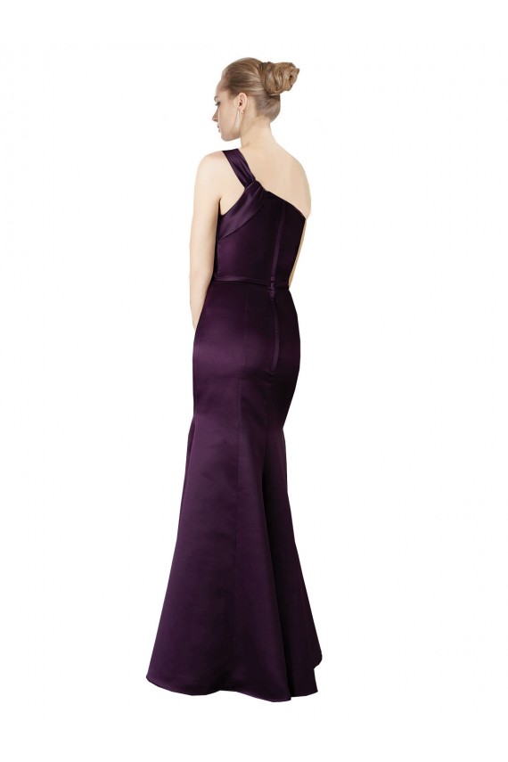 Wholesale Grape Mermaid One Shoulder Long Prom Dress Canada