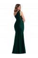 Wholesale Ever Green Mermaid One Shoulder Long Plus Size Formal Prom Dress Canada