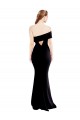 Wholesale Keyhole Back Black Mermaid One Shoulder Long Prom Dress Canada