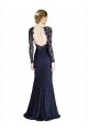 Wholesale Keyhole Back Dark Navy Mermaid Sweetheart Long Prom Dress Canada