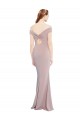 Wholesale Keyhole Back Dusty Pink Mermaid V-Neck Long Prom Dress Canada
