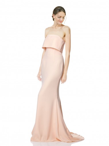 Wholesale Nude Mermaid High Neck Long Black Tie Prom Dress Canada