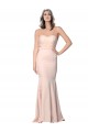 Wholesale Low Back Nude Sheath Sweetheart Long Prom Dress Canada