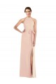 Wholesale Open Back Nude Trumpet Halter Neck Long Prom Dress Canada