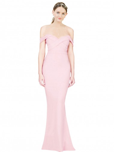 Wholesale Low Back Pink A-Line Strapless Long Prom Dress Canada