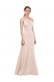 Wholesale V-Back Pink A-Line V-Neck Long Prom Dress Canada