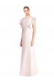 Wholesale Open Back Pink Trumpet Bateau Neck Long Prom Dress Canada