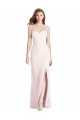 Wholesale Low Back Pink Trumpet Strapless Long Prom Dress Canada