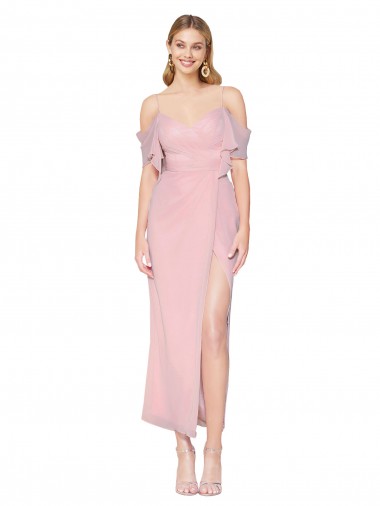 Wholesale Primrose Mermaid High Neck Knee Length Prom Dress Canada