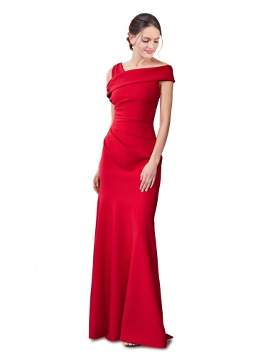 Wholesale Red Mermaid Long Prom Dress Canada