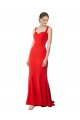 Wholesale Red Mermaid High Neck Long Prom Dress Canada