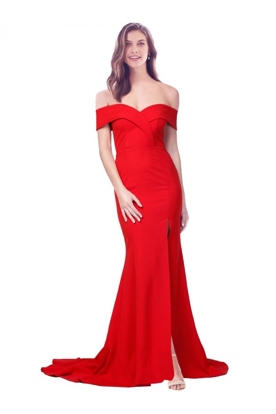 Wholesale Red Mermaid Sweetheart Long Prom Dress Canada